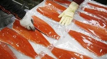 "Salmon from Norway is raised in cold, clear waters. It grows at its own pace, gaining a pure and fresh taste, fat marbling and an attractive red-orange colouring. It also has a firm consistency, making it a pleasure to eat," (Reuters)