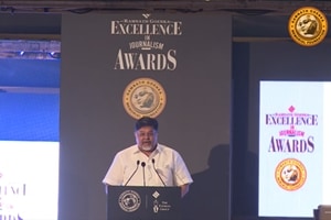 Viveck Goenka, Viveck Goenka speech, RNG Awards, Express Group, ramnath goenka awads, narendra modi, modi news, ramnath goenka excellence in journalism awards, financial express, indian express
