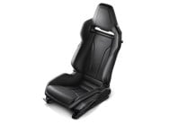  Bucket seats in the Audi R8 provide adequate comfort and bolstering 