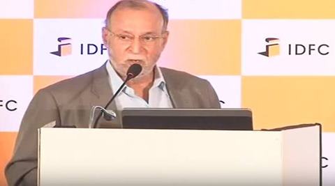 President Pranab Mukherjee has accepted the resignation of Najeeb Jung as Lieutenant Governor of the National Capital Territory of Delhi, according to reports (Image courtesy: IDFC/YouTube) President Pranab Mukherjee has accepted the resignation of Najeeb Jung as Lieutenant Governor of the National Capital Territory of Delhi, according to reports (Image courtesy: IDFC/YouTube)