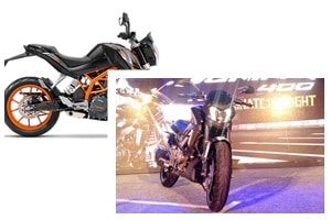 Bajaj Dominar 400 VS KTM Duke 390