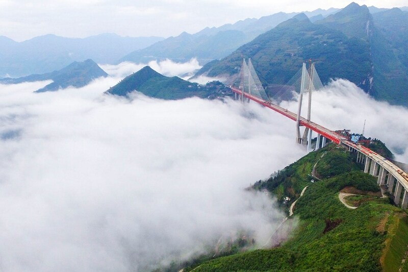 Beipanjiang Bridge, Beipanjiang Bridge facts, Beipanjiang Bridge photos