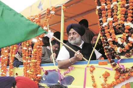 The inaugural ride was flagged off by Deputy Chief Minister Sukhbir Singh Badal (Express Photo by Rana Simranjit Singh)