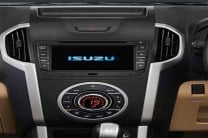  The Infotainment system offered in the Isuzu D-Max V-Cross has Bluetooth connectivity, however, it does not support Apple CarPlay, Android Auto or Mirrorlink for smartphones 