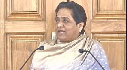 Taking on Chief Minister Akhilesh Yadav over corruption and 'tacit understanding' with the BJP, BSP supremo Mayawati on Saturday said the Congress bid to align with the ruling SP for the Uttar Pradesh assembly polls was a reflection of its political bankruptcy. (ANI)