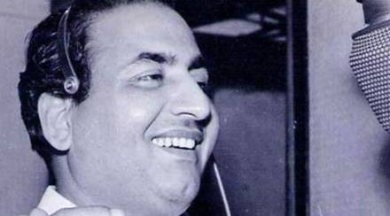 Hussain was addressing a gathering at a memorial for Rafi on the Hill Road-S V Road junction in suburban Bandra, which has been revamped and shaped into a golden ball, reflecting the artist's timeless 'golden voice'. (IE)