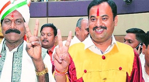 Accusing the BJP of taking credit of the Pune Metro Rail Project, city Mayor Prashant Jagtap (right) said NCP would get the project inaugurated at the hands of party chief Sharad Pawar on friday. (Express Photo) Accusing the BJP of taking credit of the Pune Metro Rail Project, city Mayor Prashant Jagtap (right) said NCP would get the project inaugurated at the hands of party chief Sharad Pawar on friday. (Express Photo)