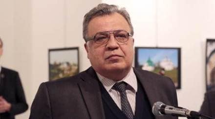 "India strongly condemns the tragic assassination of the Ambassador of the Russian Federation to Turkey. We are deeply saddened and shocked by this dastardly act," the External Affairs Ministry said. (Associated Press)