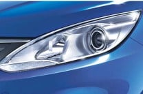  Projector headlamps are provided for better road lighting 