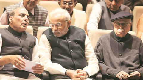 The 89-year-old leader made the remarks at an event here today while lamenting that Karachi, the capital of the Pakistani province, where he was born in a Sindhi family was not a part of India anymore. (PTI) The 89-year-old leader made the remarks at an event here today while lamenting that Karachi, the capital of the Pakistani province, where he was born in a Sindhi family was not a part of India anymore. (PTI)