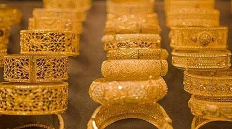 Spot gold was steady at $1,128.70 an ounce by 0101 GMT, after touching its weakest level since Feb. 2 at $1,122.35 in the previous session. Gold fell nearly 1.4 percent on Thursday, its biggest percentage fall in three weeks. (PTI) Spot gold was steady at $1,128.70 an ounce by 0101 GMT, after touching its weakest level since Feb. 2 at $1,122.35 in the previous session. Gold fell nearly 1.4 percent on Thursday, its biggest percentage fall in three weeks. (PTI)