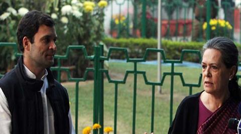 Both Sonia Gandhi and Rahul Gandhi were seen together in Parliament's Central Hallwhat has also been called the nations’s hall of gossip. (Reuters)