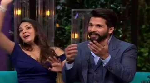 shahid kapoor, mira rajput, koffee with karan, shahid kapoor koffee with karan, kwk, karan johar, shahid kapoor mira rajput photos, shahid kapoor mira rajput baby, shahid kapoor daughter, shahid kapoor mira rajput daughter, shahid kapoor mira rajput misha, shahid kapoor movies, udta punjab, kwk 5, koffee with karan 5, shahid kapoor mira rajput koffee with karan, kareena kapoor, kareena kapoor baby, kareena kapoor saif ali khan baby, entertainment, entertainment news, movies, movies news, bollywood, bollywood news