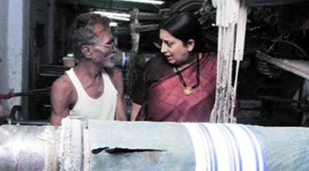 irani, smiriti irani, china, dumping duty, textile minister smriti irani, smriti irani news, smriti irani BJP, powerlooms india, dumping duty india irani, smiriti irani, china, dumping duty, textile minister smriti irani, smriti irani news, smriti irani BJP, powerlooms india, dumping duty india