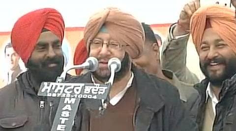 Amarinder Singh, punjab elections, punjab elections news, punjab elections latest update, latest update elections, Parkash Singh Badal, parkash singh badal