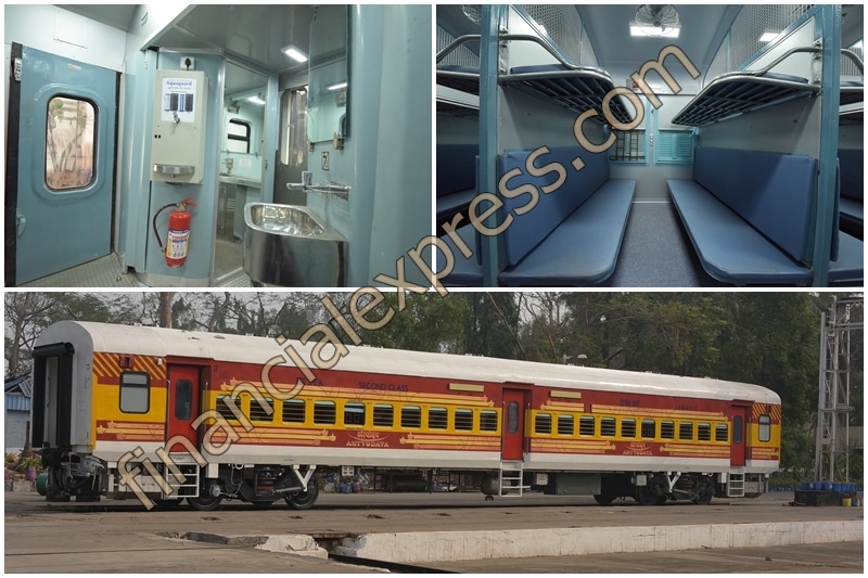 Antyodaya Express is Suresh Prabhu-led Indian Railways' 'New Year 2017' gift to the common man. The new train, which was announced in Railway Budget 2016, is all set to roll out in the coming months. Aimed at making long distance travel more comfortable for the unreserved passengers, the Antyodaya Express has many new features that are sure to make passengers happy. We take an exclusive look at what is new in the Antyodaya Express, what features and comforts it offers: