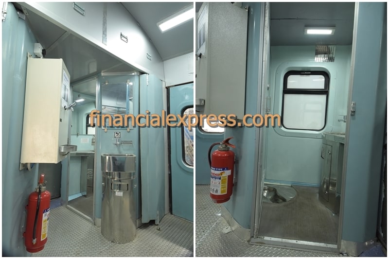 A lot of features in the Antyodaya Express are similar to the new Deen Dayalu coaches for the unreserved passengers. The only difference is that Antyodaya Express will be a full train, that is its coaches will be connected (vestibule).