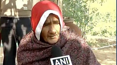 BSF Jawan's mother said that her son said he doesn't get to eat. (ANI)