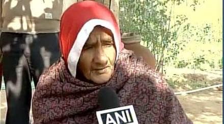 BSF Jawan's mother said that her son said he doesn't get to eat. (ANI)