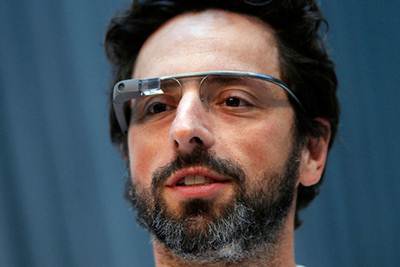Google co-founder Sergey Brin joined protesters at San Francisco International Airport on Saturday night. (Reuters)