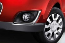  The front fog lamps of the Chevrolet Spark offer adequate illumination. 