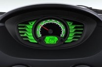  The multi information display offered in the Chevrolet Spark is easy to read and provides all the necessary information required by the driver 