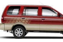  The body graphics on the Chevrolet Tavera add to the premium feel. 