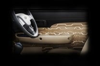  The dual tone interior theme adds to a premium feel in the Chevrolet Tavera. 