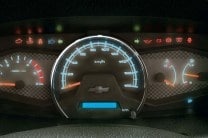  The multi-information display on the Chevrolet Tavera is easy to read and displays all necessary information 