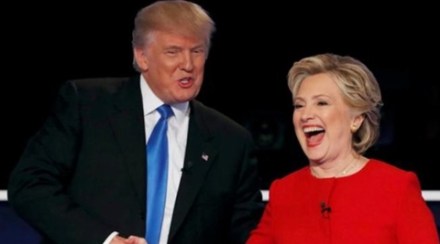 Clinton was among the more popular guests as people lined up to talk with her and in some cases get photos. (File photo, Reuters)