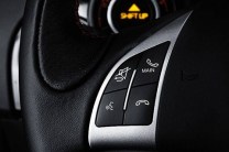  Steering mounted audio and phone controls available in the Fiat Abarth 595 Competizione aid to the convenience while driving 