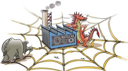 India has practically no domestic competitive production.