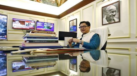 Minister of Home Affairs, Kiren Rijuji. Source: Reuters