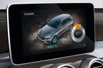  The Dynamic Select function available in the Mercedes-Benz GLC adjusts the response of the engine and other factors as per the driver's need. 