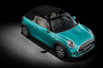  The roof of the Mini Cooper Convertible is retractable and made of high quality fabric 