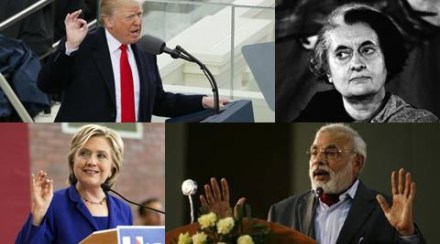 The Hillary Clinton against Donald Trump race in the US began to look a lot like Gandhi dynasty versus Narendra Modi in India. (Reuters)