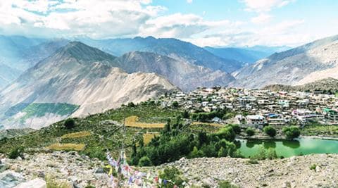 The novel is set in the Himalayan hills