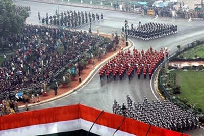 For the first time, the parade also saw the fly-past of three LCA (Light Combat Aircraft) Tejas Aircraft flying at a height of 300 m from ground in ‘Vic’ formation. (File Photo, Indian Express) For the first time, the parade also saw the fly-past of three LCA (Light Combat Aircraft) Tejas Aircraft flying at a height of 300 m from ground in ‘Vic’ formation. (File Photo, Indian Express)