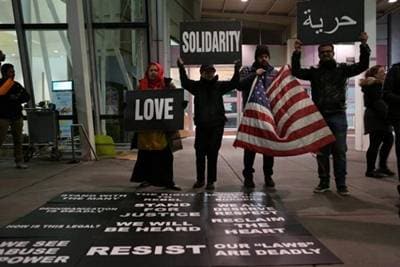 UN spokesperson Stephane Dujarric voiced "concern" over the chaos and confusion in the US and across the world in the wake of the refugee ban put in place by the Trump administration and reiterated during the daily briefing that the world body hopes the measures put in place by Washington are temporary. (Source: Reuters)