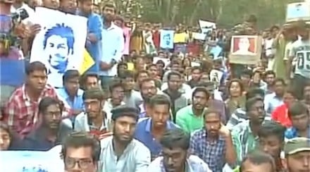 On January 17, last year, the PhD scholar from the Hyderabad varsity ended life, after being expelled in December, 2015, leading to massive unrest across the country. (ANI) On January 17, last year, the PhD scholar from the Hyderabad varsity ended life, after being expelled in December, 2015, leading to massive unrest across the country. (ANI)