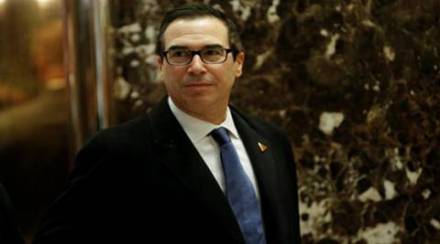Steven Mnuchin pledged to divest Goldman Sachs shares worth over $5 million and Goldman Sachs Treasury investments worth over $25 million. (Reuters)