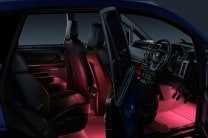  Lighting inside the cabin at select places can be changed through the infotainment system of the Tata Hexa 