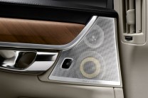 The Bowers and Wilkins audio system available as standard in the Volvo S90 offers premium sound quality
