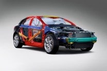  The pedestrian airbag system protect the critical parts of a pedestrian in case of an impact with the Volvo XC90 