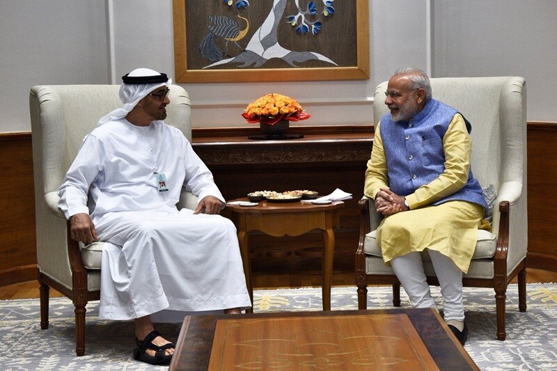 narendra modi, narendra modi news, republic day, abu dhabi, abudhabi crown prince, sheikh mohammed, india uae ties