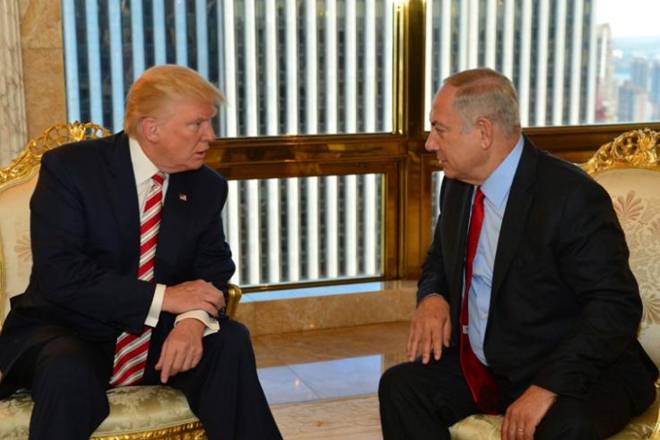 Donald Trump, Benjamin Netanyahu, Israeli-Palestinian conflict, United States, Naftali Bennet