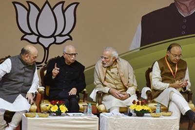 narendra modi, gandhinagar, gujarat, election funding, poll funding, election funding clean-up, modi election, election modi, arvind kejriwal, bjp meet, bjp national executive