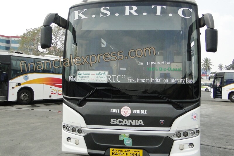 KSRTC bio diesel buses, bio diesel buses