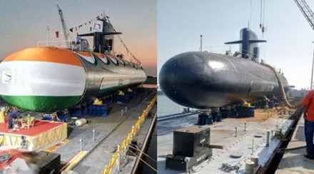 India on Thursday unveiled INS Khanderi, the second Kalvari class submarine, at the Mazagon Dock Shipbuilders Limited (MDL) in Mumbai.