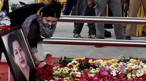 Deepa Jayakumar, niece of late Tamil Nadu chief minister J Jayalalithaa, on Tuesday launched a scathing attack on AIADMK general secretary Sasikala Natarajan, saying, 'I cannot accept anyone else in Jayalalithaa's position.' (PTI image) Deepa Jayakumar, niece of late Tamil Nadu chief minister J Jayalalithaa, on Tuesday launched a scathing attack on AIADMK general secretary Sasikala Natarajan, saying, 'I cannot accept anyone else in Jayalalithaa's position.' (PTI image)